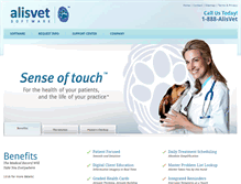 Tablet Screenshot of alisvet.com